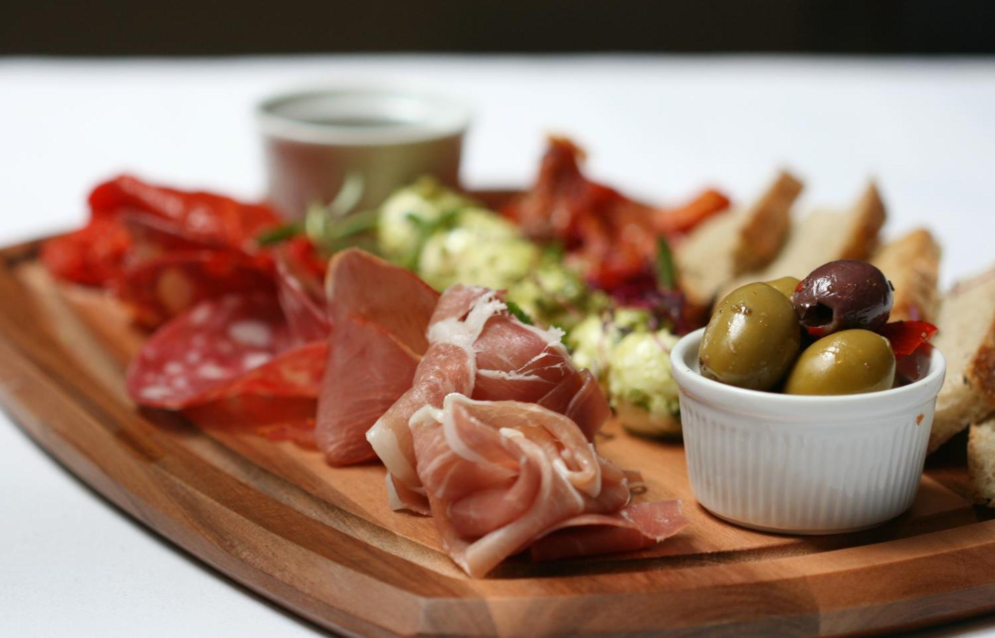 The Three Crowns Hotel Chagford Exterior foto A selection of cured meats